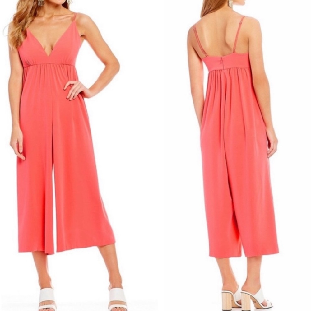 Elegant Coral Jumpsuit